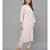 Ethnava Peach Modal Cotton Lucknowi Chikankari Women's Kurta