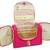 atorakushon    Nylon Hanging Travel Toiletry Bag Cosmetic Makeup Storage Box Vanity Organizer Jewellery Pouch (Pink)