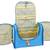 atorakushon    Nylon Hanging Travel Toiletry Bag Cosmetic Makeup Storage Box Vanity Organizer Jewellery Pouch (Sky Blue)