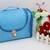atorakushon    Nylon Hanging Travel Toiletry Bag Cosmetic Makeup Storage Box Vanity Organizer Jewellery Pouch (Sky Blue)