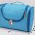 atorakushon    Nylon Hanging Travel Toiletry Bag Cosmetic Makeup Storage Box Vanity Organizer Jewellery Pouch (Sky Blue)