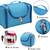 atorakushon    Nylon Hanging Travel Toiletry Bag Cosmetic Makeup Storage Box Vanity Organizer Jewellery Pouch (Sky Blue)