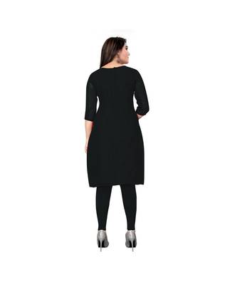 Black Georgette Embroidered with Sequins Dress Material With Duptta 2