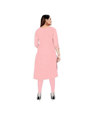 Pink Chanderi Embroidered Dress Material With Duptta 2