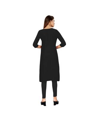 Black Georgette Embroidered Dress Material With Duptta 2