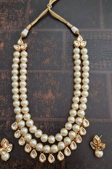 White necklaces