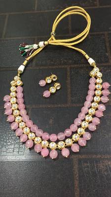 Gold aquamarine  necklaces 1