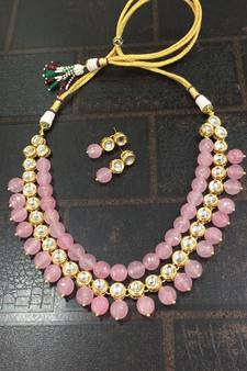 Gold aquamarine  necklaces