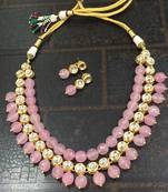 Gold aquamarine  necklaces