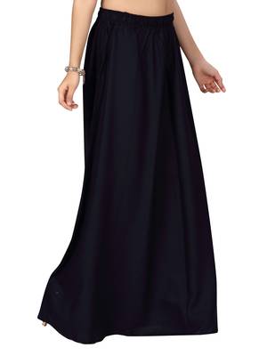 Blue plain cotton kids-skirts 2