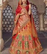 Woven Banarasi Art Silk Lehenga