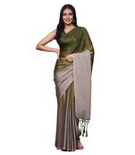 HAVIDA SAREES Lightweight Striped Pure Chiffon Ombre-Dyed Saree For Women Latest Design Party Wear with Blouse Piece
