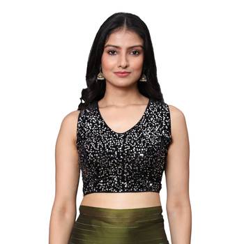 HAVIDA SAREES Lightweight Striped Pure Chiffon Ombre-Dyed Saree For Women Latest Design Party Wear with Blouse Piece 4