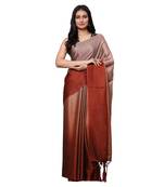 HAVIDA SAREES Lightweight Striped Pure Chiffon Ombre-Dyed Saree For Women Latest Design Party Wear with Blouse Piece