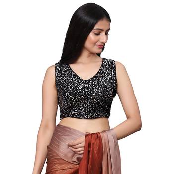 HAVIDA SAREES Lightweight Striped Pure Chiffon Ombre-Dyed Saree For Women Latest Design Party Wear with Blouse Piece 4