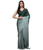 HAVIDA SAREES Lightweight Striped Pure Chiffon Ombre-Dyed Saree For Women Latest Design Party Wear with Blouse Piece