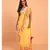 Suta Women Yellow Pure Cotton Saree With Polka Printed Ruffle Border