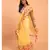 Suta Women Yellow Pure Cotton Saree With Polka Printed Ruffle Border