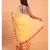 Suta Women Yellow Pure Cotton Saree With Polka Printed Ruffle Border