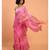 Suta Women Pink Pure Cotton Saree With Polka Printed Ruffle Border