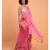 Suta Women Pink Pure Cotton Saree With Polka Printed Ruffle Border