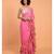 Suta Women Pink Pure Cotton Saree With Polka Printed Ruffle Border