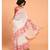 Suta Women White Pure Cotton Saree With Polka Printed Ruffle Border
