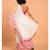 Suta Women White Pure Cotton Saree With Polka Printed Ruffle Border