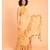 Suta Women Orange Polka Printed Ruffle Border Pure Cotton Saree