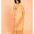Suta Women Orange Polka Printed Ruffle Border Pure Cotton Saree