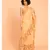 Suta Women Orange Polka Printed Ruffle Border Pure Cotton Saree