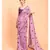 Suta Women Lavender & Purple Polka Dots Printed Pure Cotton Saree