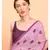 Suta Women Lavender & Purple Polka Dots Printed Pure Cotton Saree