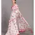 Suta Women White & Red Polka Dots Printed Pure Cotton Saree