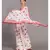 Suta Women White & Red Polka Dots Printed Pure Cotton Saree