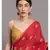 Suta Red & Beige Pure Cotton Polka Dots Printed Saree
