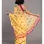 Suta Yellow  & Pink Polka Dots Printed Pure Cotton Saree