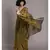 Suta Women Olive Green & Black Polka Dots Printed Pure Cotton Saree