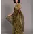 Suta Women Olive Green & Black Polka Dots Printed Pure Cotton Saree