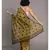 Suta Women Olive Green & Black Polka Dots Printed Pure Cotton Saree