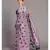 Suta Lavender & Black Polka Dots Printed Pure Cotton Saree