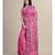 PINK Pure Cotton katha stitch art Silk Hand Woven Tant Jamdani  Handloom   Saree