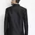 Black plain silk blend jodhpuri-sherwani