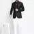 Black plain silk blend jodhpuri-sherwani
