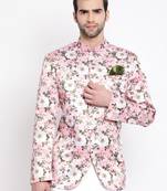 Men'S Pink Silk Blend Jodhpuri