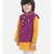 Boys Party Waistcoat Jacket for Boys- Purple