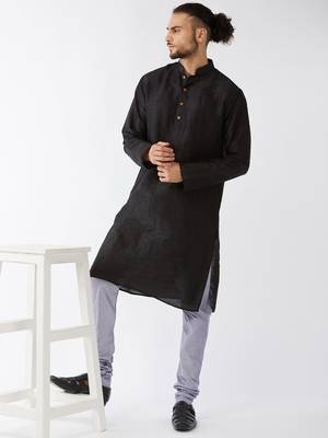 Hawa Plain Silk Blend Men-Pyjamas 5