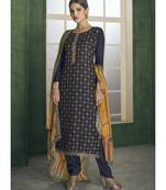 Navy Blue Georgette Party Wear Salwar Kameez