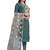 Navy-blue embroidered chanderi salwar