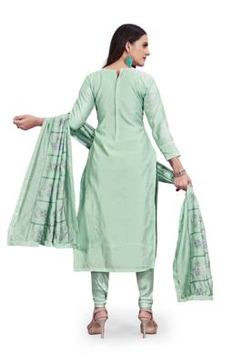 Sea-green woven salwar 4